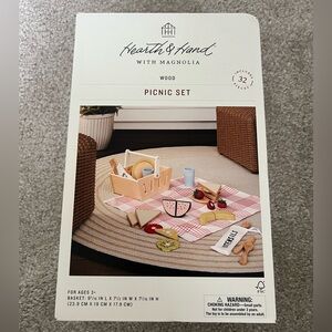 New Hearth & Hand Toy Picnic Playset